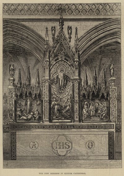 The New Reredos in Exeter Cathedral by Frank Watkins